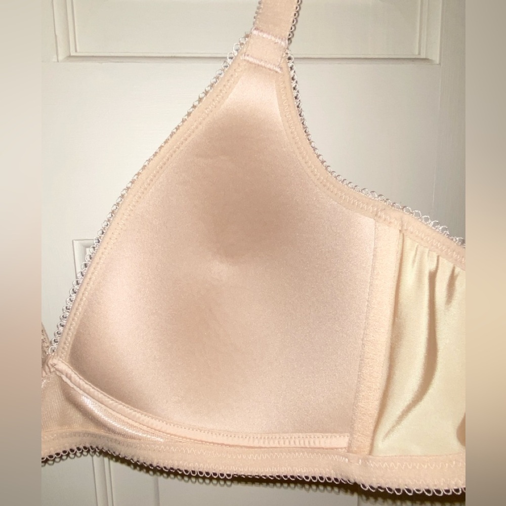 40B Wacoal Wirefree Softcup Light Padded Quality Bra 856192 Side Stays Sand Nude - Picture 4 of 16